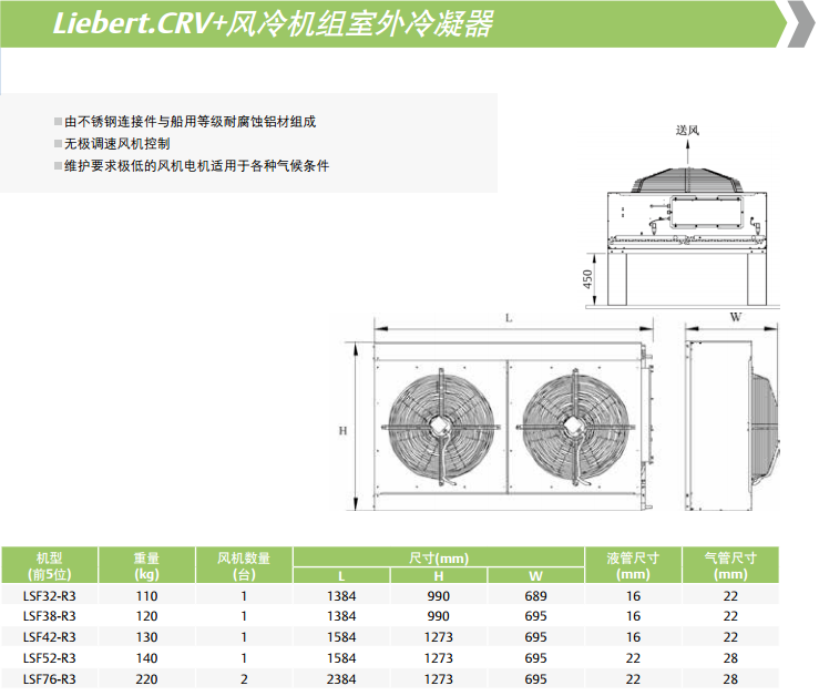 Liebert.CRV高效制冷系统